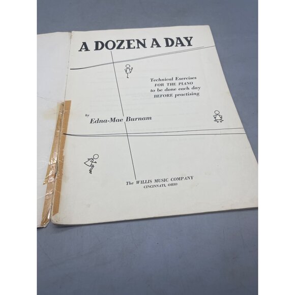 A dozen a day book Edna Mae Burnam Willis music company 28 PG READ - Picture 5 of 8